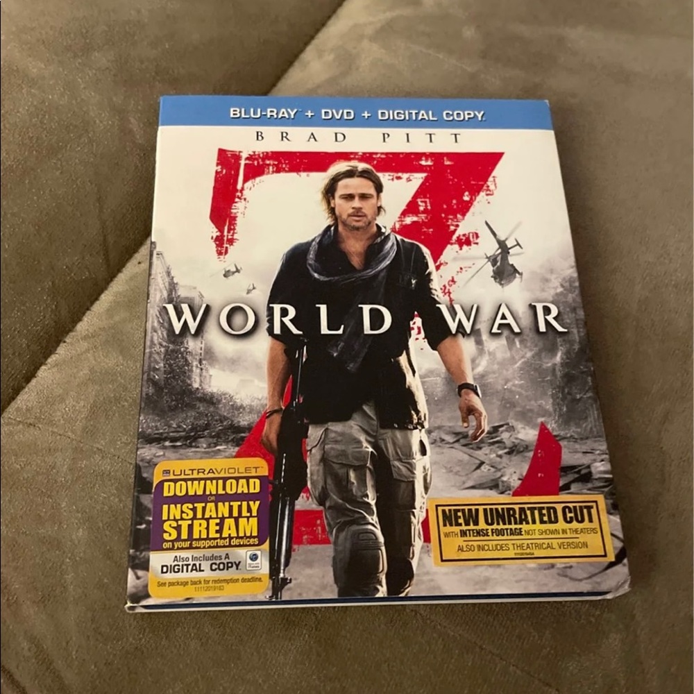 World War Z Bluray